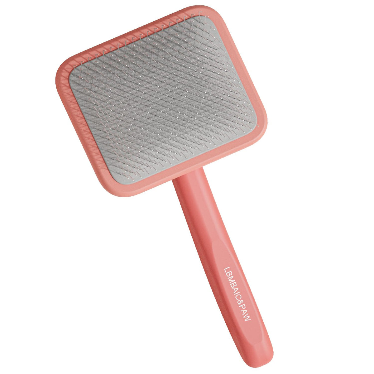 Dog Slicker Brush for Long Haired Dogs Fluffy Grooming Deshedding (Pink)