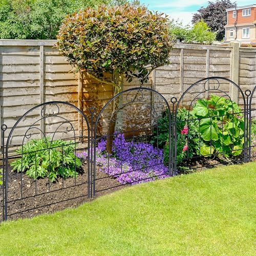 Decorative Garden Fence 17in (21" High,11ft)