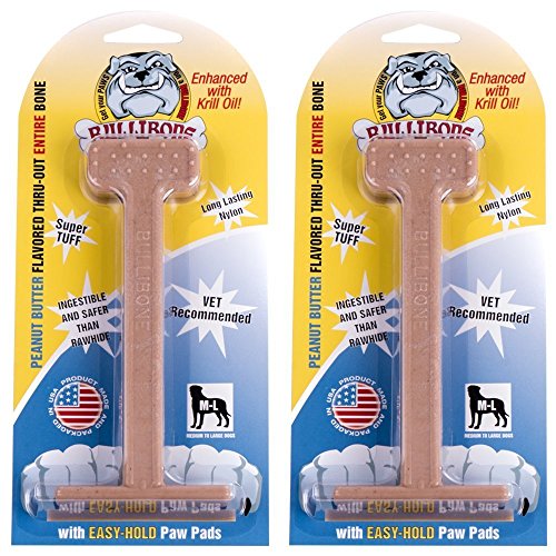 Nylon Dog Chew Toy for Aggressive Chewers (Large - 2 Pack)