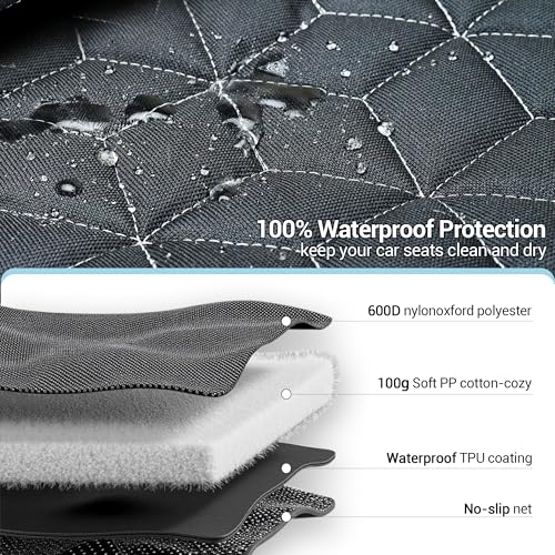 2 Pack Front Seat Covers for Dogs (2-Pack)