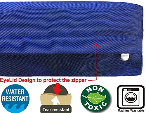 Medium Orthopedic Dog Bed with Memory Foam for Pet (Medium 35" Length X 20" Width / Ballistic in Blue)