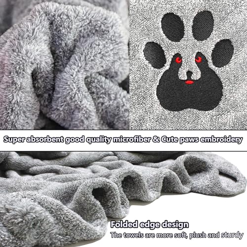 Extra Large Dog Towels for Drying Dogs (Green / XL-55" * 36")