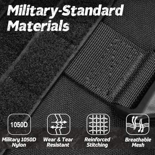 Tactical Dog Harness for Large (Black / Large)