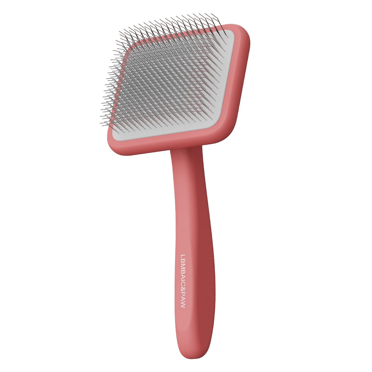 Dog Slicker Brush for Long Haired Dogs Fluffy Grooming Deshedding (Pink)