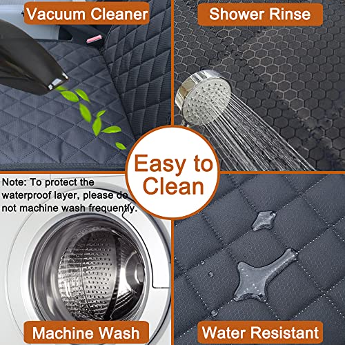 2PCS Dog Car Front Seat Covers Scratch (19"W x 43"L Front Seat Cover (Pack of 2))