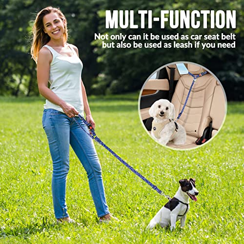 Dog Seat Belt for Car (B.Blue Paw)