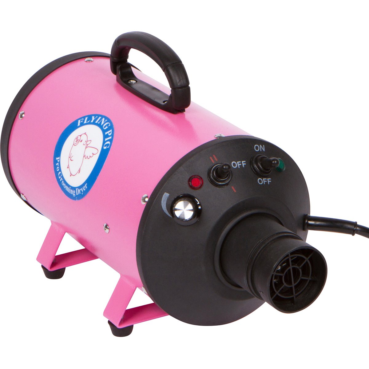 Flying Pig High Velocity Dog Pet Grooming Dryer w (Pink)