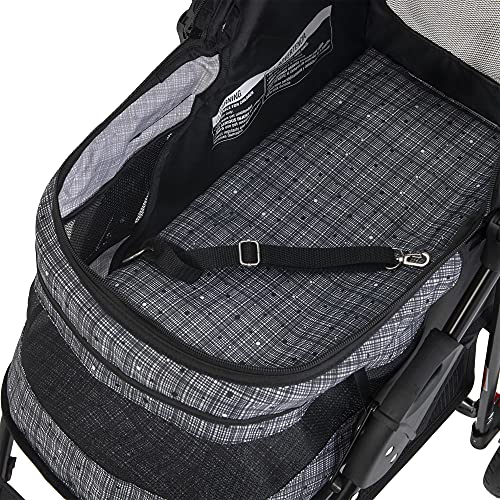Gen7 Pet Starry Night Gray Regal Plus Pet Stroller (Light Gray)