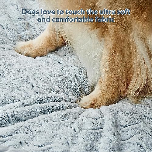 XL Extra Large Orthopedic for Senior Dog Bed Comfy Sleeping (Grey / X-L (41x28x7in))
