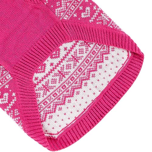 Dog Sweater Argyle (Medium/Large / Pink)