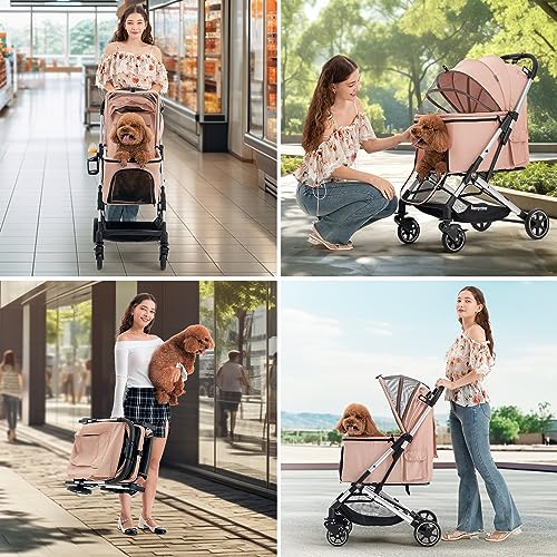 Medium Dog Stroller (Pink)