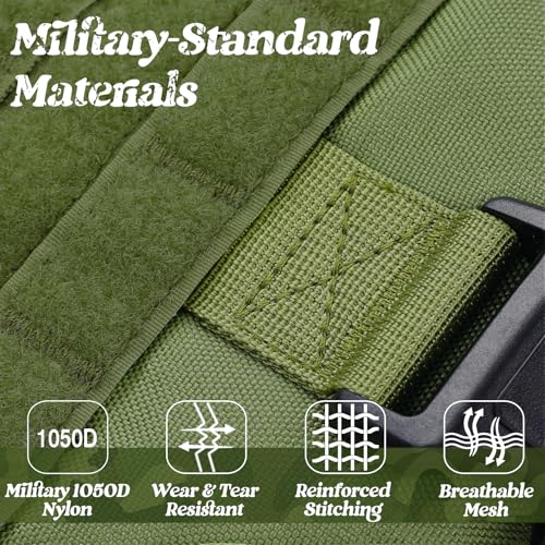 Tactical Dog Harness for Small (Green / Small)