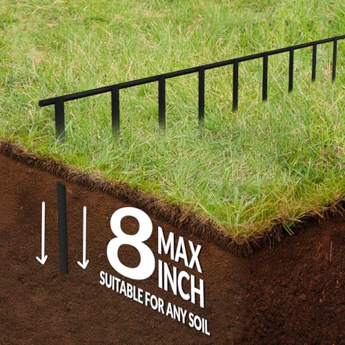 Original Animal Barrier Garden Fence Small (Pack of 25 (Black))