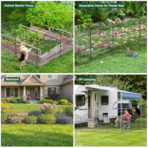 No Dig Garden Fence Panels (48in(H) x 29ft(L))