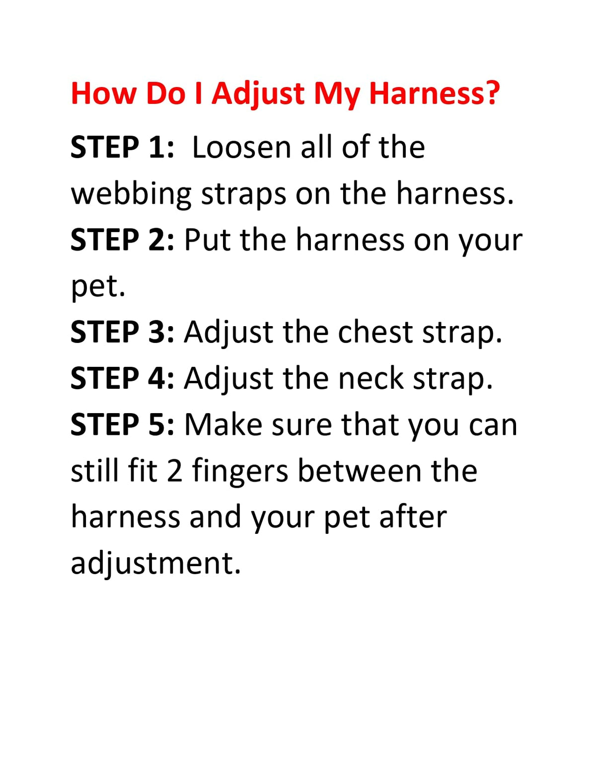 Voyager Adjustable Step (Harness Leash Set (Pink) / M)