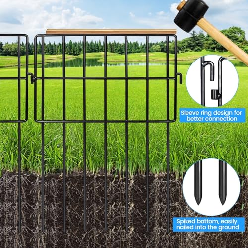 22 Pack Animal Barrier Fences (22 ft (L) × 16 in (H), 22 Pack)