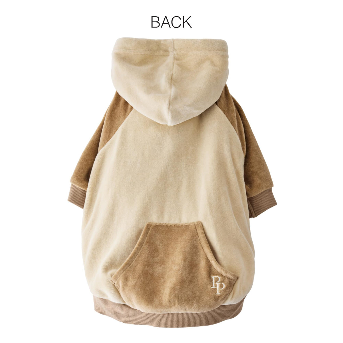 Cooper II Dog Hoodie (Coffee Color Block / XX-Small (4-7 lbs))