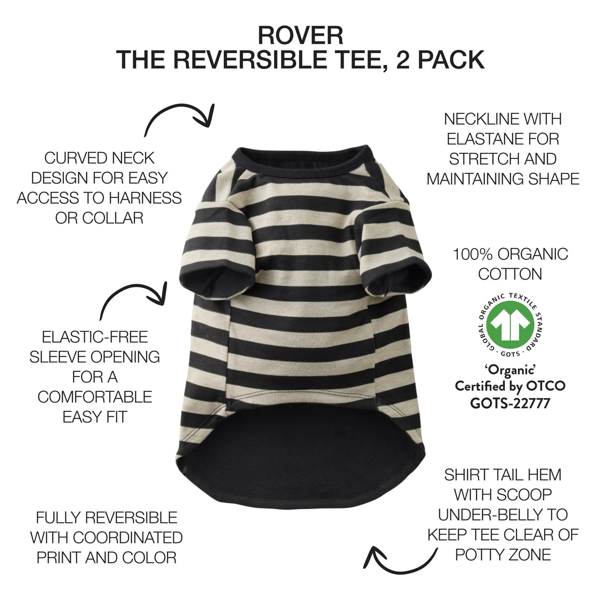 Rover Dog T Shirt (Large / Black Sand)