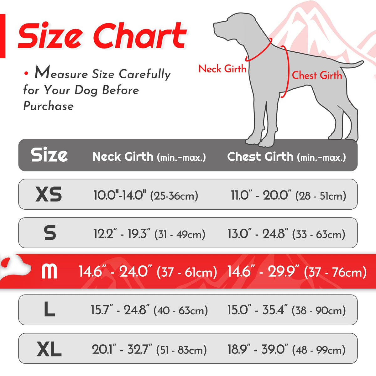Dog Harness for Medium Sized Dogs (Medium / Red)