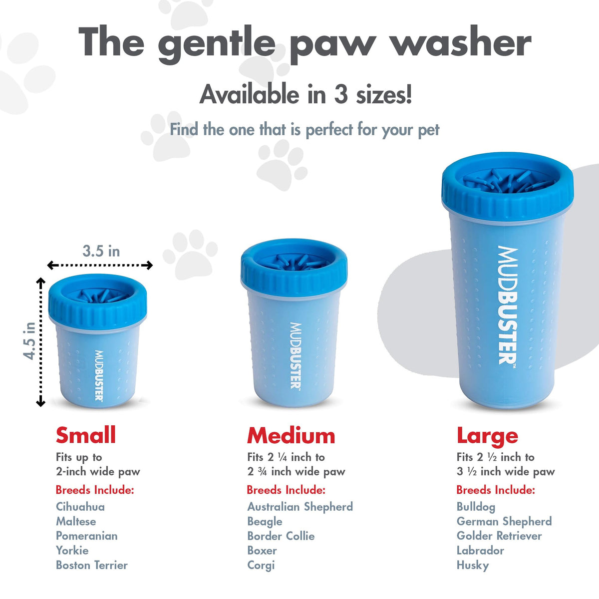 Small Dog Paw Cleaner (Royal Blue / Small)