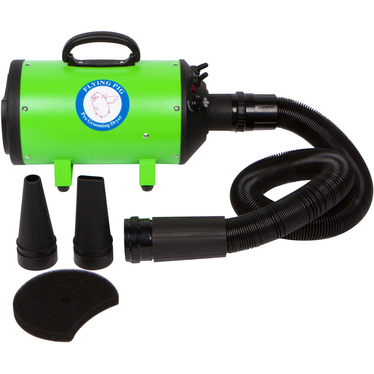 Flying Pig High Velocity Dog Pet Grooming Dryer w (Green)