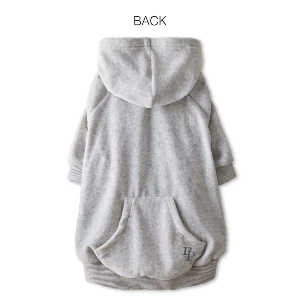 Cooper II Dog Hoodie (Light Heather Gray / XX-Large (70-110 lbs))