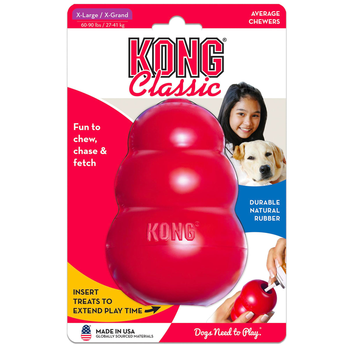 Classic Stuffable Dog Toy (X-Large (Pack of 1))
