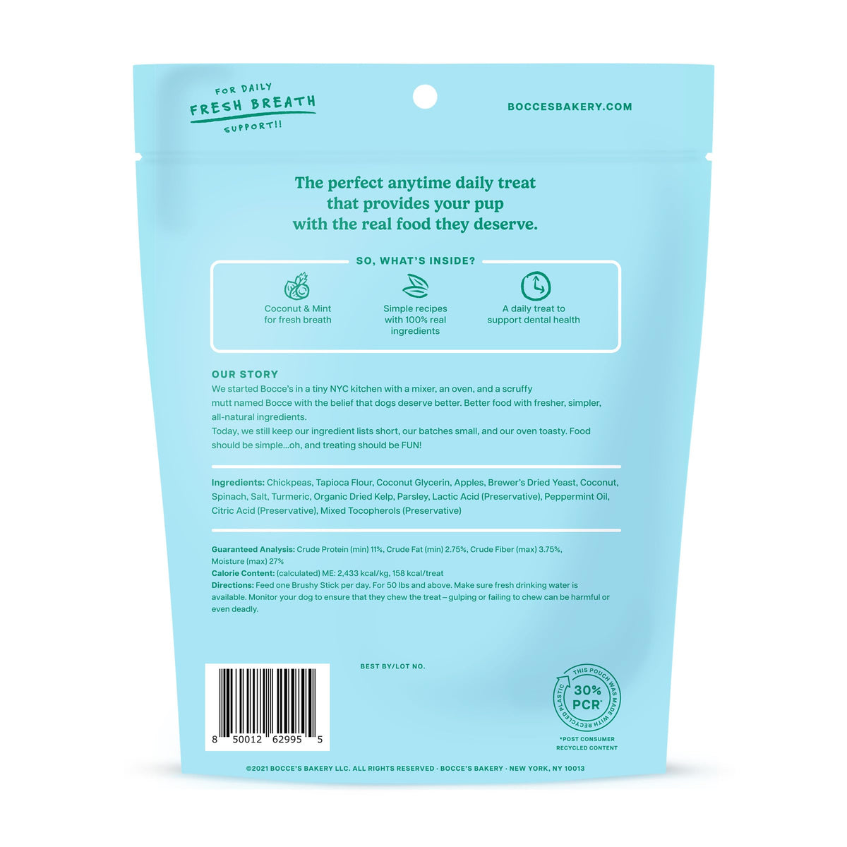 Brushy Sticks Dog Dental Treats (1 Pound (Pack of 1))
