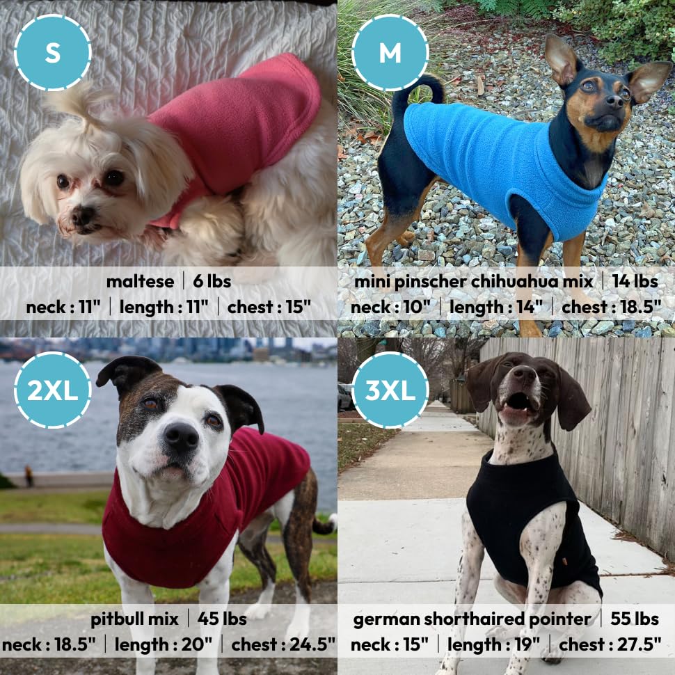 Stretch Fleece Vest Dog Sweater (6X-Large Length (27.5") / Mint)