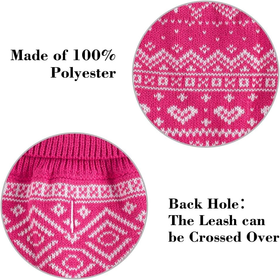Dog Sweater Argyle (X-Large / Pink)