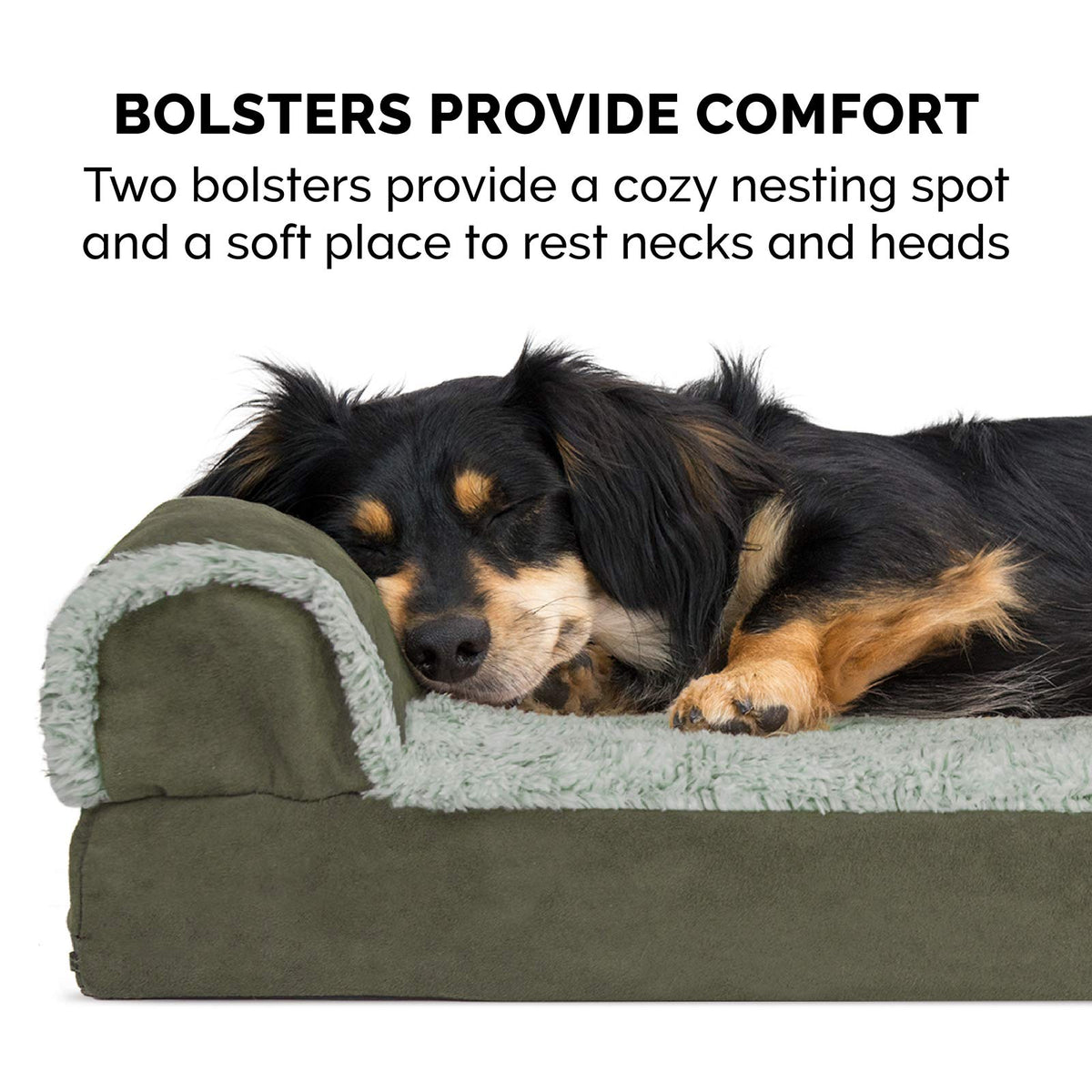 Orthopedic Dog Bed for Large (Large / Dark Sage)