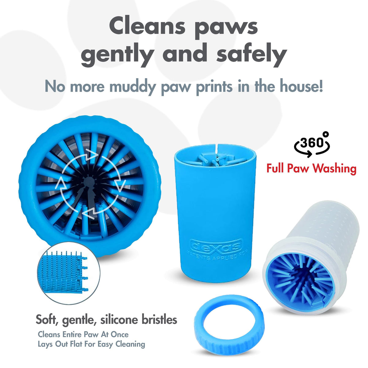MudBuster Medium Dog Paw Cleaner (Pro Blue / Medium)