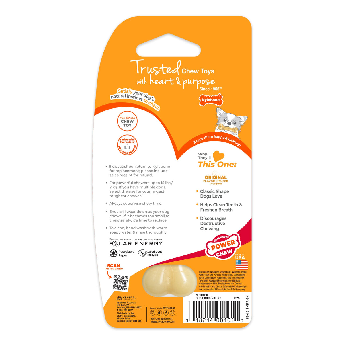 Power Chew Original Bone Dog Chew Toy (X-Small)