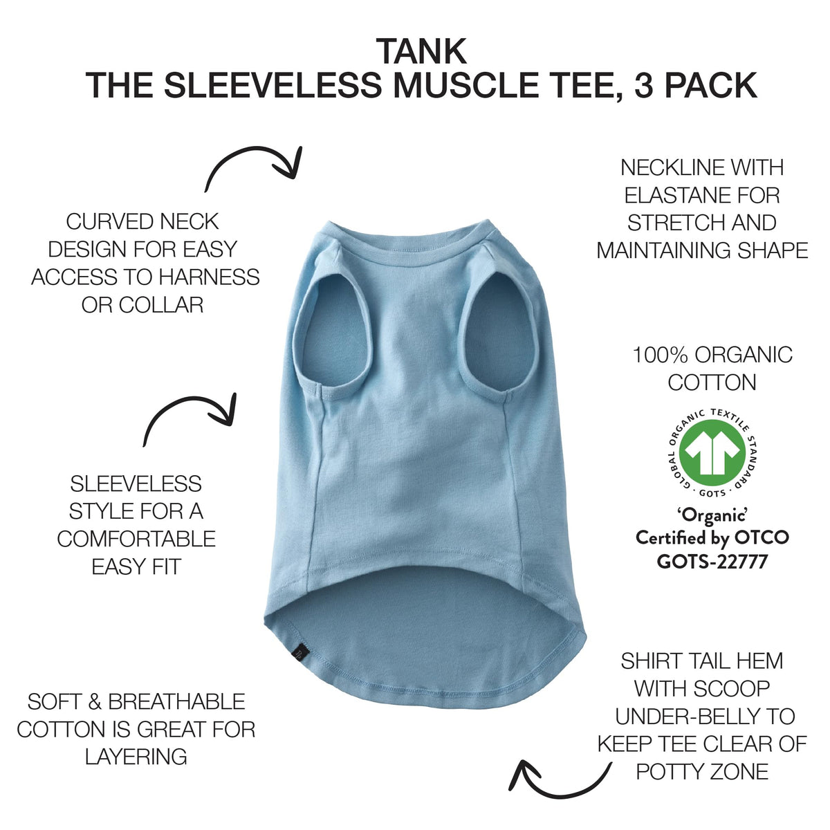 Tank Dog T Shirt (XX-Large / Pastel Pack)
