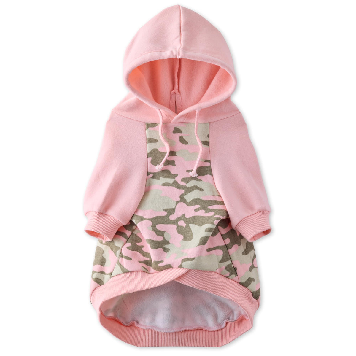 Rocky II Dog Hoodie (Pink Half Camo / Large (40-60 lbs))