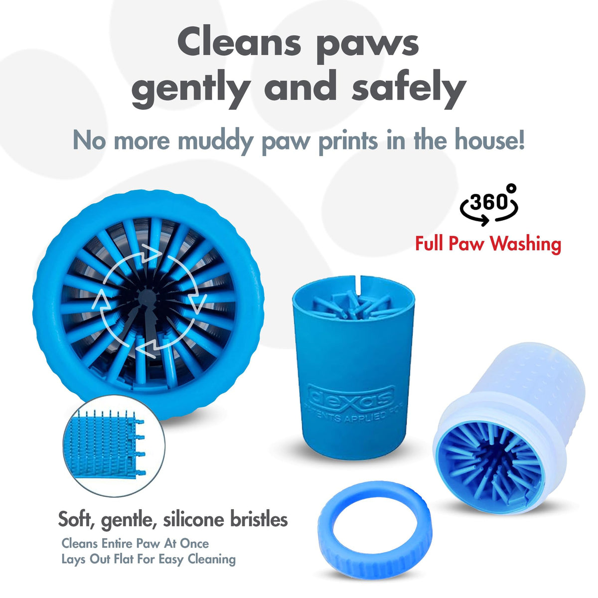 Small Dog Paw Cleaner (Royal Blue / Small)