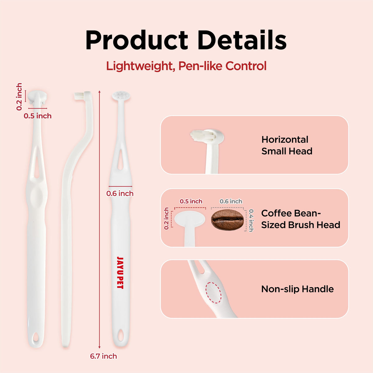 Dental Care Brush (Soft Bristles / 1 Count (Pack of 5))