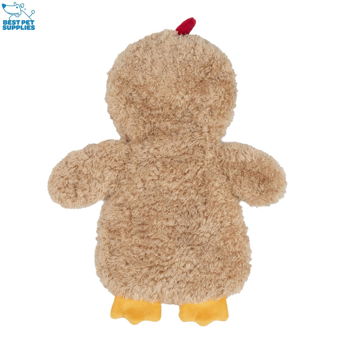 Interactive Squeaky Dog Toy (Crinkle Chicken (Khaki) / Large)