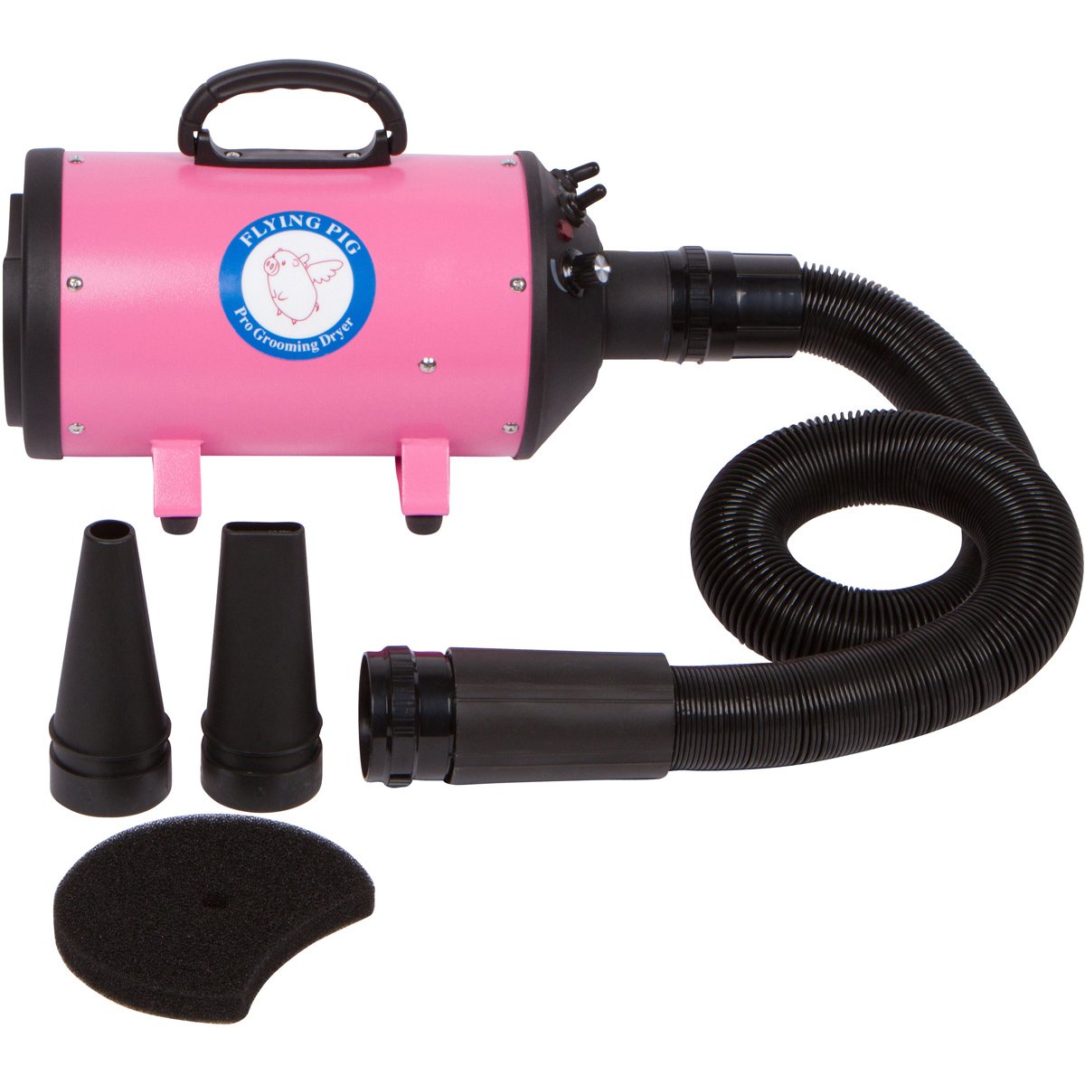 Flying Pig High Velocity Dog Pet Grooming Dryer w (Pink)