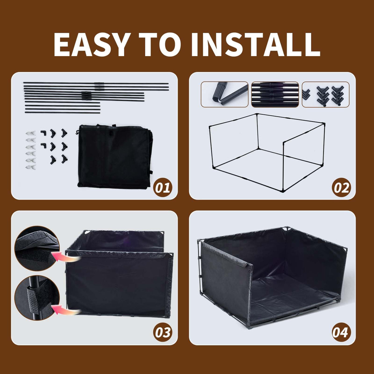 Dog Litter Box Indoor for Medium Dogs (Large)