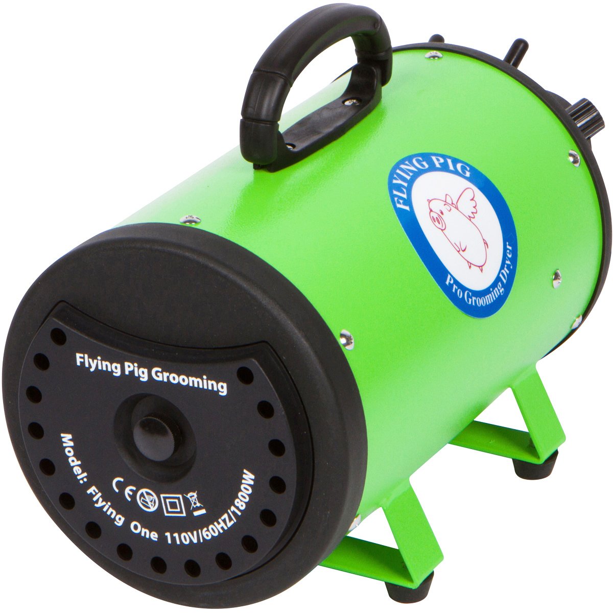 Flying Pig High Velocity Dog Pet Grooming Dryer w (Green)