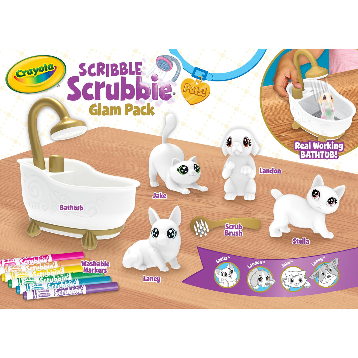 Scribble Scrubbies Glam Pack (Medium / Glam Pack)