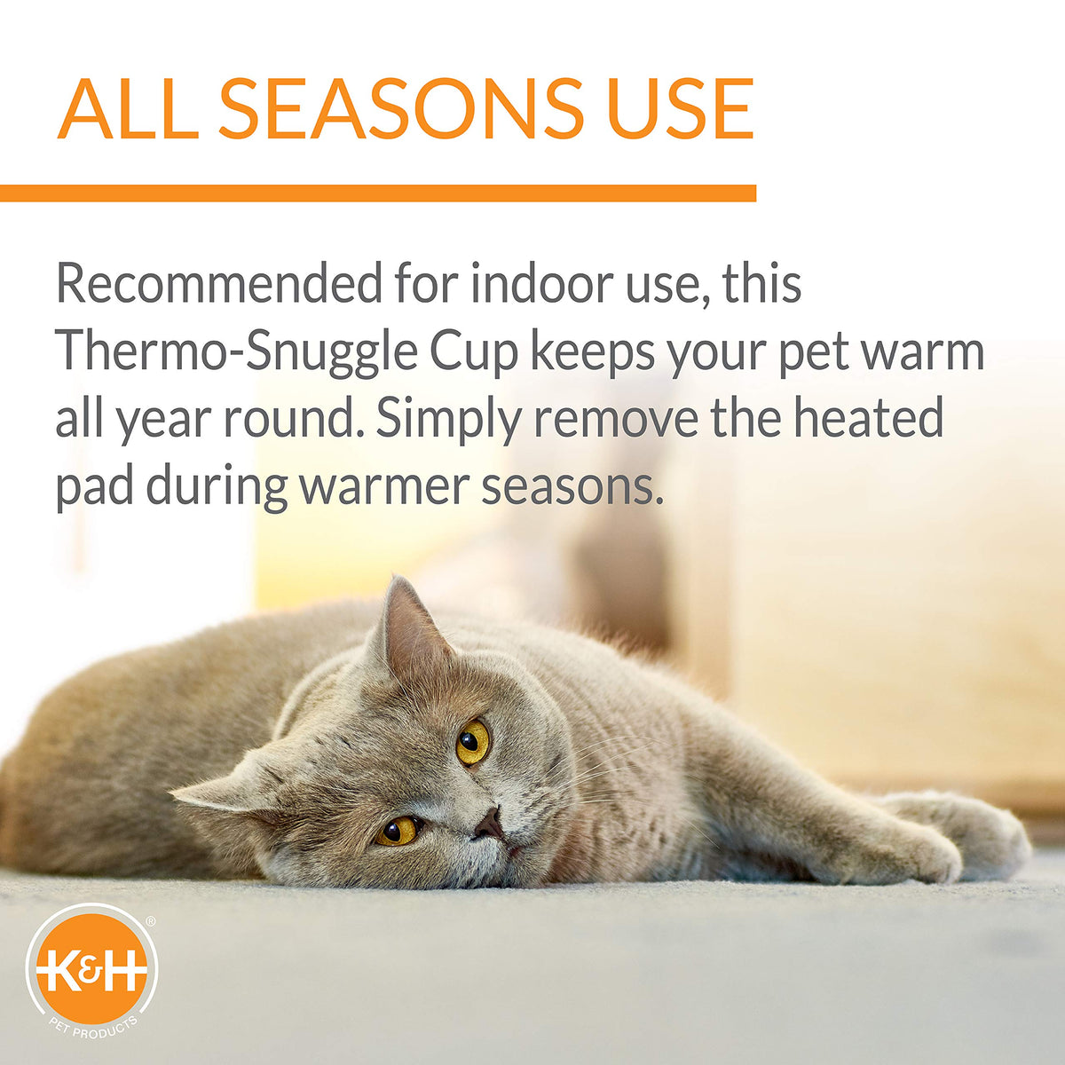 K&H Heated Cat Bed (Chocolate / 14 X 18 Inches / Cup Bomber)