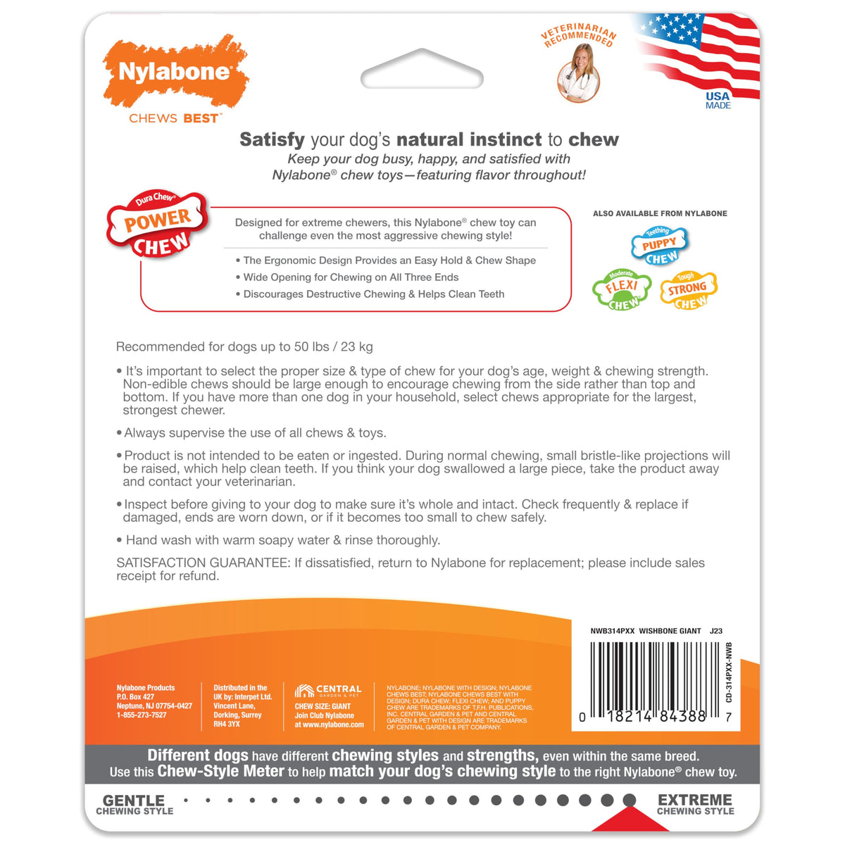 Power Chew Easy (Large / Wishbone)