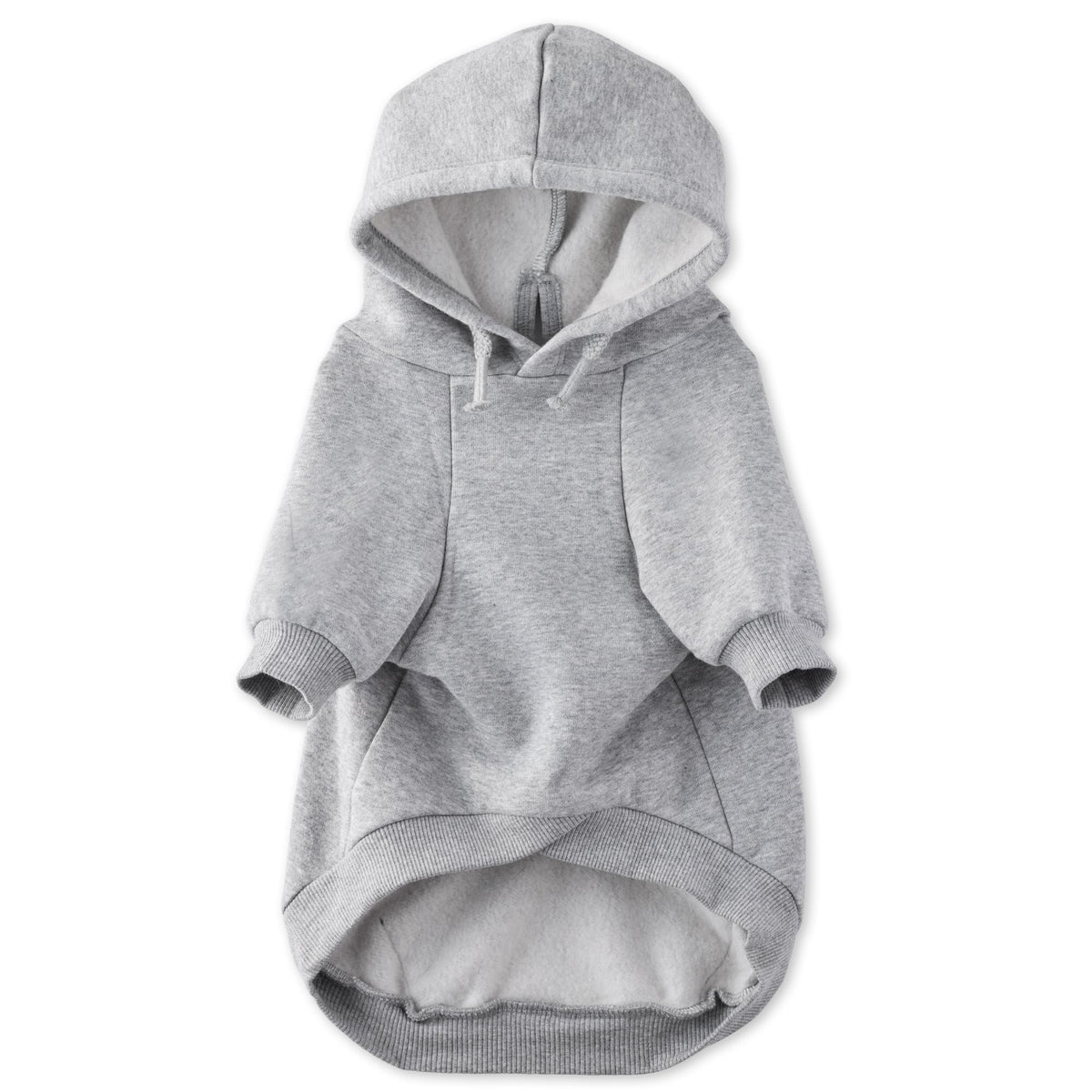 Rocky II Dog Hoodie (Heather Grey / XXX-Small (up to 5lbs))