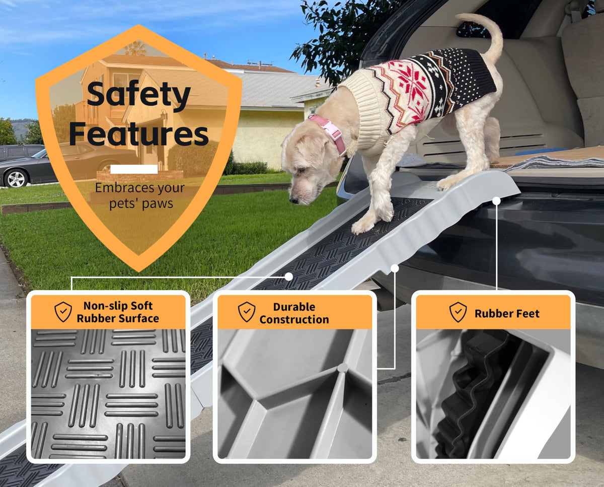 PawStep 50893 Pet Ramp with Soft Traction (Soft Traction)