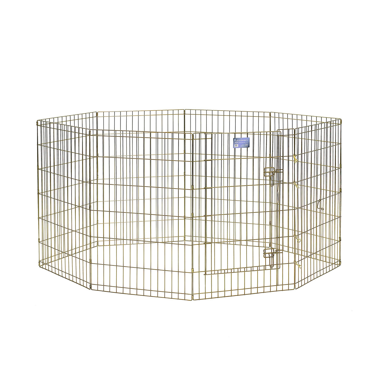 MidWest 36 Inch Exercise Pen (Gold Zinc w/ Door / 36" H)