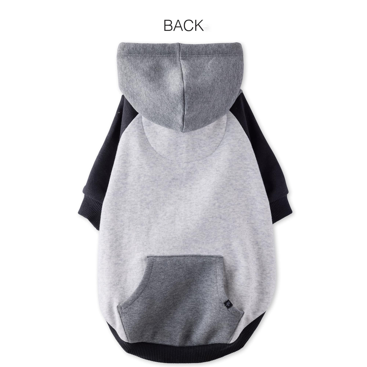 Rocky II Dog Hoodie (Heather Gray Color Block / XX-Large (70-110 lbs))