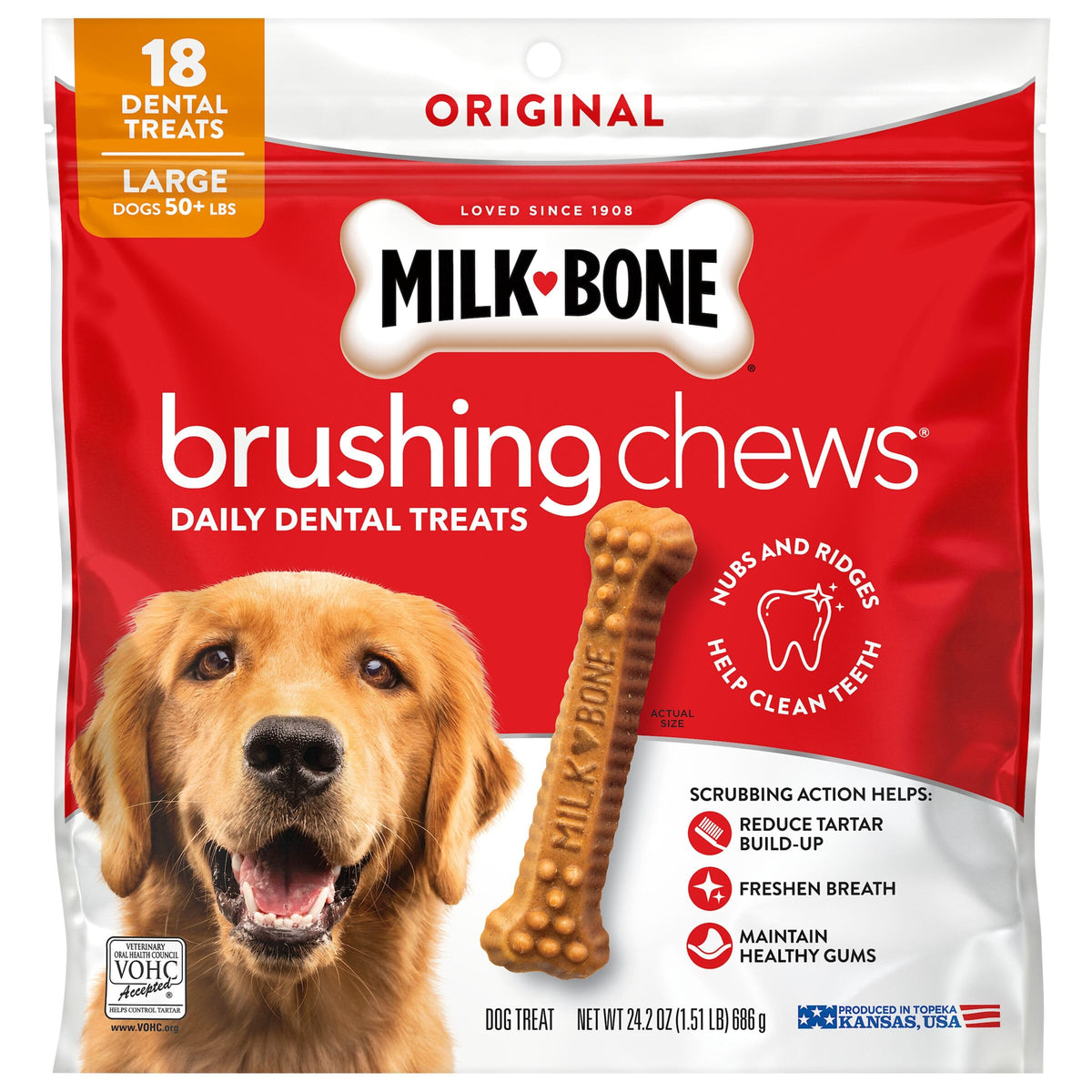 Original Brushing Chews (18 Count (Pack of 1))