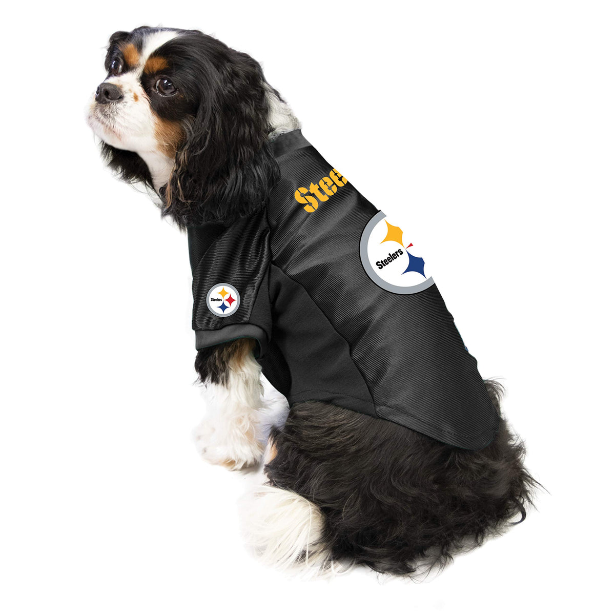 NFL Pittsburgh Steelers Stretch Pet Jersey (Pittsburgh Steelers / Medium)